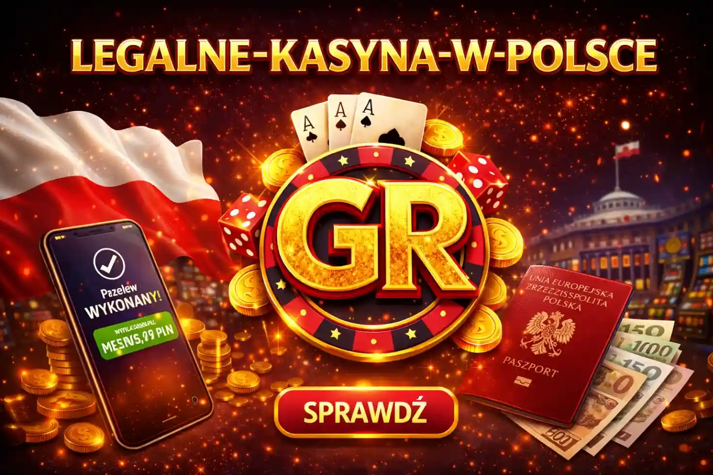 Legalne Kasyna w Polsce 2026 - Licencje i Bezpieczeństwo